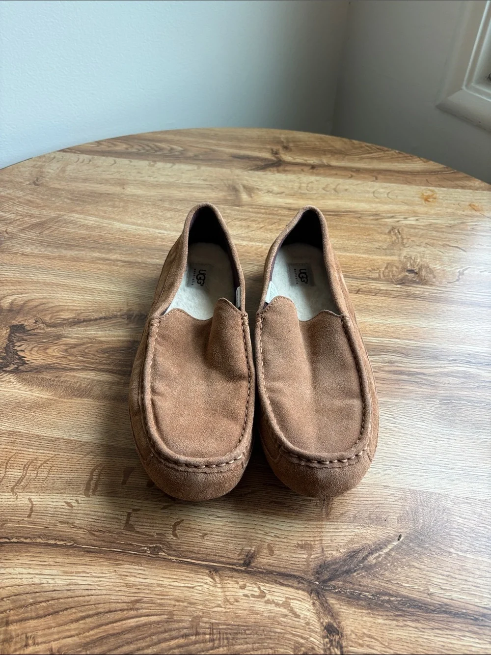 Men's Brown Suede Slip-On Loafers (A-7)